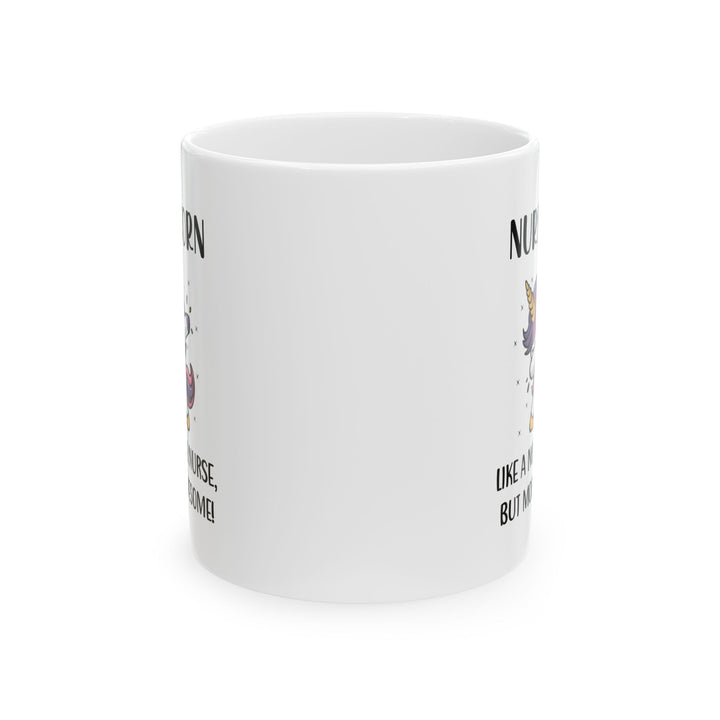 Funny Unicorn Nurse Mug – Cute Gift for Nurse, RN, LPN, Nursing Student