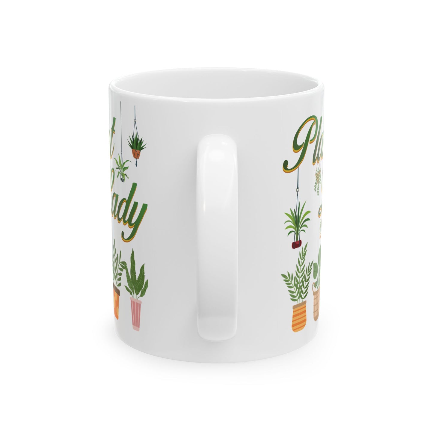 Give a Gift to a Proud Plant Mom – Plant Lady Mug White Ceramic Coffee Cup