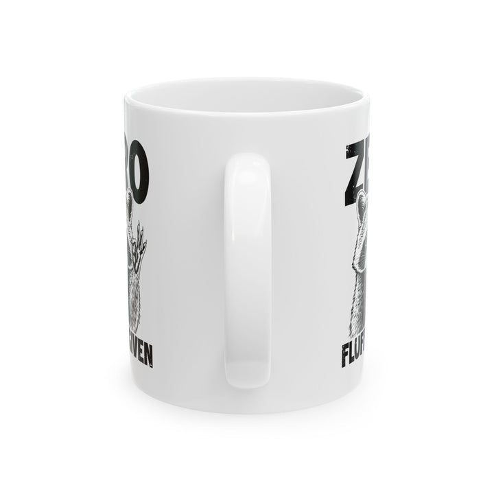 Zero Fluffs given White Mug