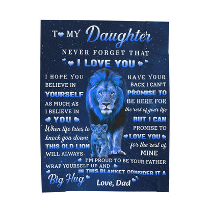 To My Daughter Blanket
