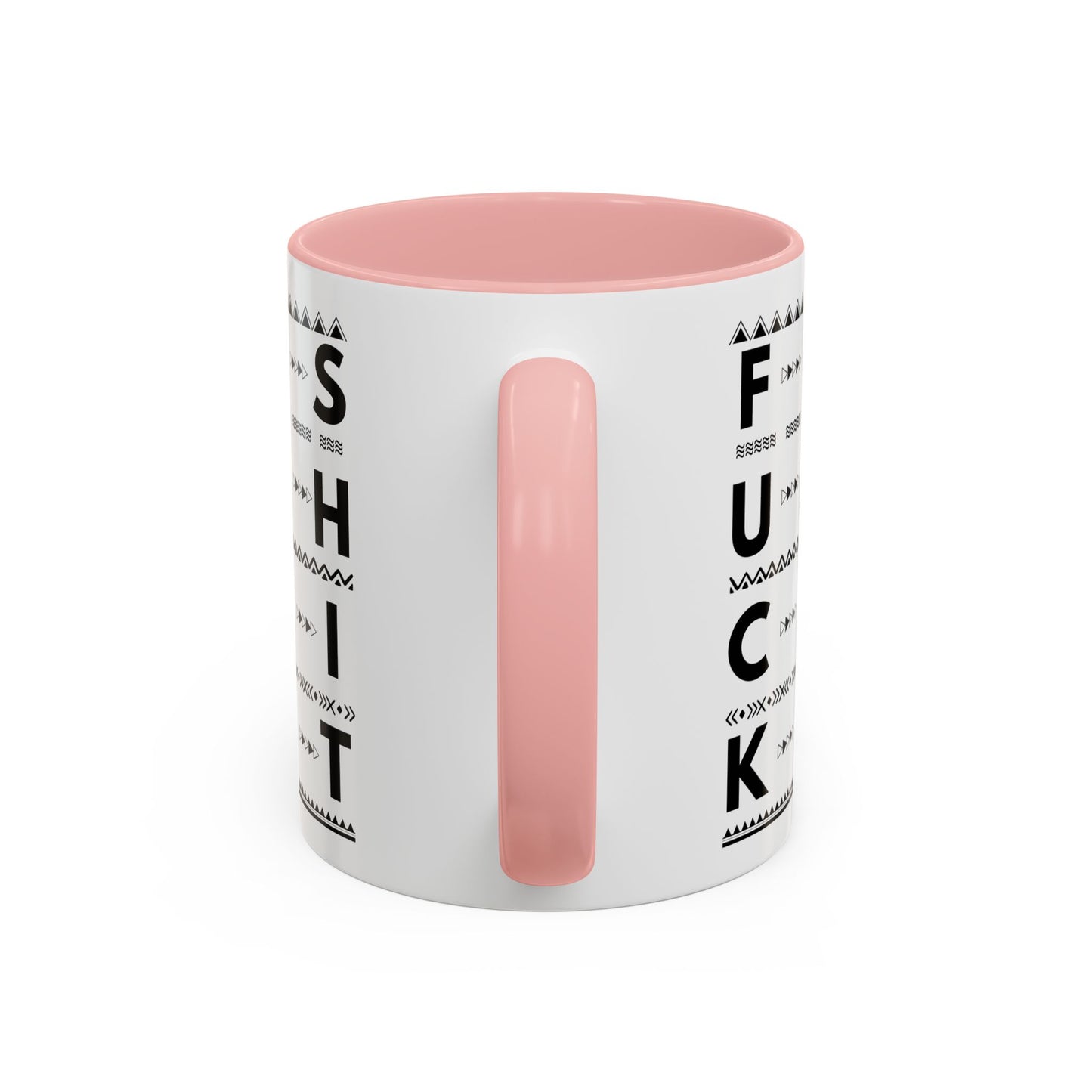Hidden Message Coffee Mug Fuck This Shit 1 Accent Coffee Mug (11, 15oz)