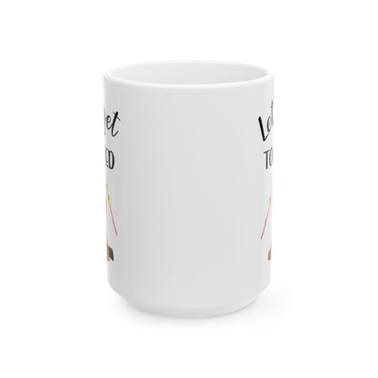 Let's Get Toasted – Campfire Marshmallow Fun Ceramic Mug, (11oz, 15oz)