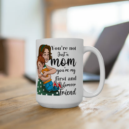 Mother and Daughter Hug Mug – Best Mom Gift for Love & Friendship