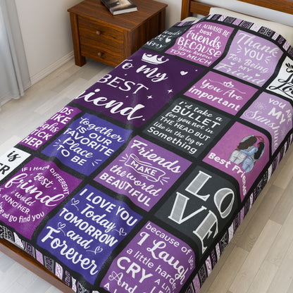 To My Best Friend Blanket