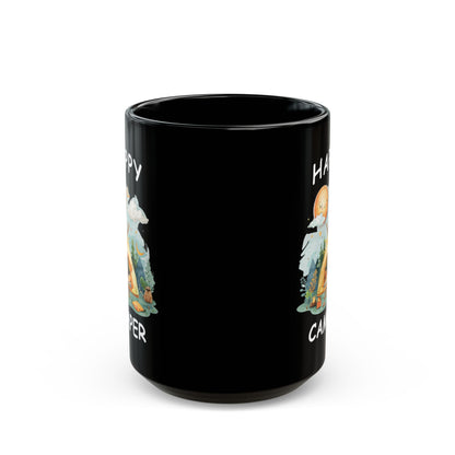 Happy Camper Ceramic Mug, (11oz, 15oz)