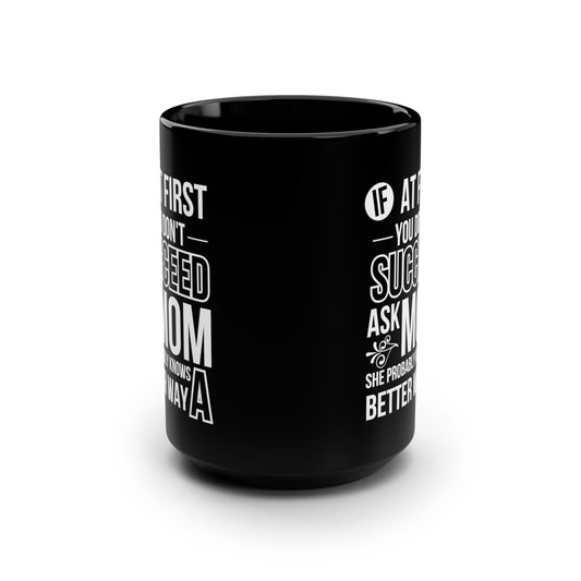 Black Mug, 15oz