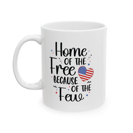 Fourth of July Mug – Support Our Troops American Pride Coffee Mug