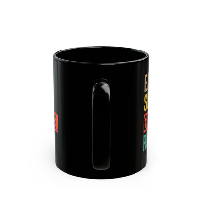 Eat Sleep Gymnastics Repeat Black Mug (11oz, 15oz)