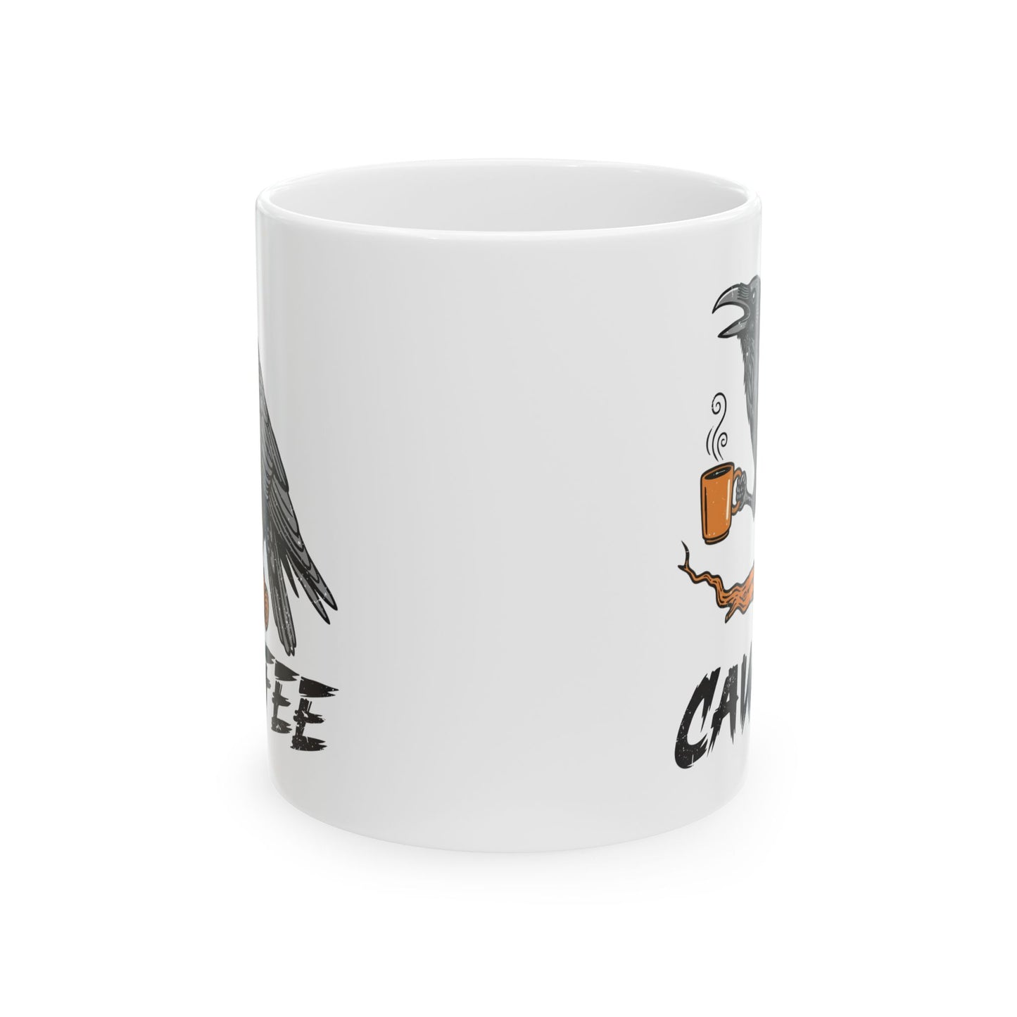 CAW FEE Ceramic Mug, (11oz, 15oz)