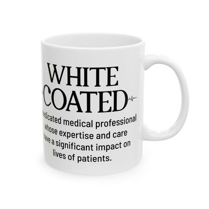 White Coated Doctor Mug – Inspirational Gift for White Coat Ceremony