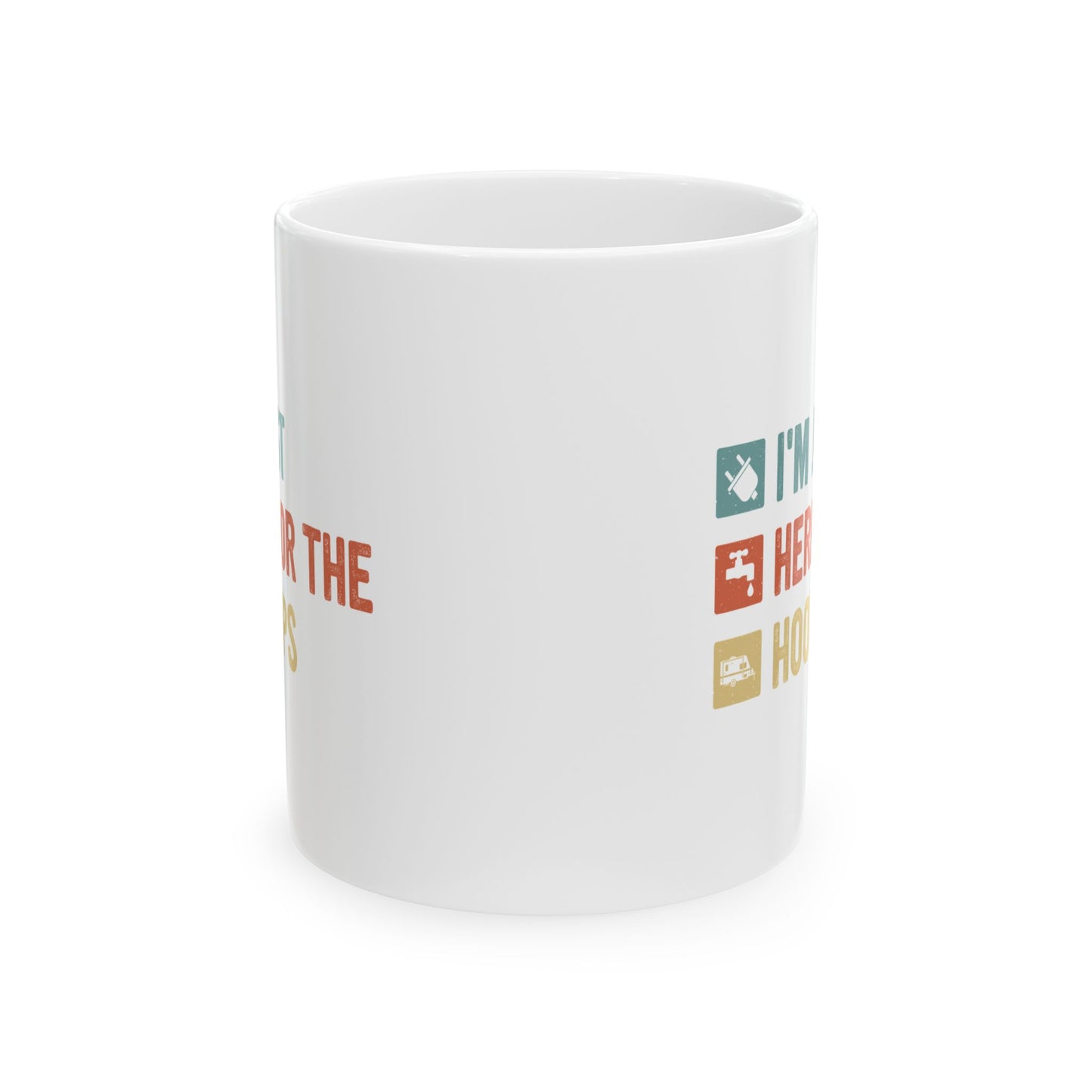 Camping Essentials  Ceramic Mug, (11oz, 15oz)