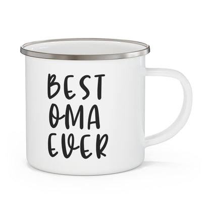 Best OMA ever  Enamel Camping Mug