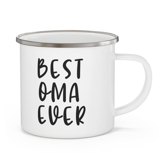 Best OMA ever  Enamel Camping Mug