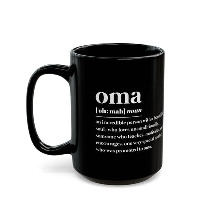 Best OMA   Black Mug (11oz, 15oz)