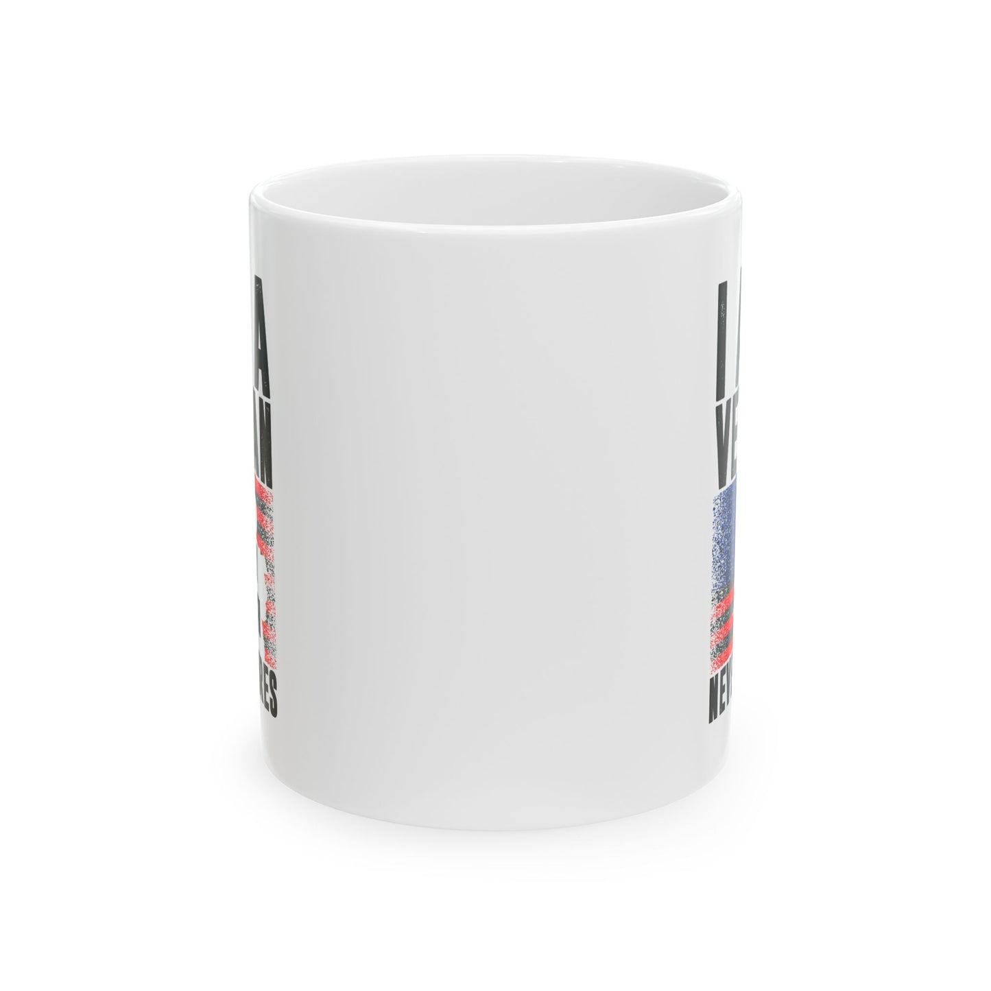 I Am a Veteran – My Oath Never Expires White Ceramic Mug Patriotic Military Gift Coffee Cup