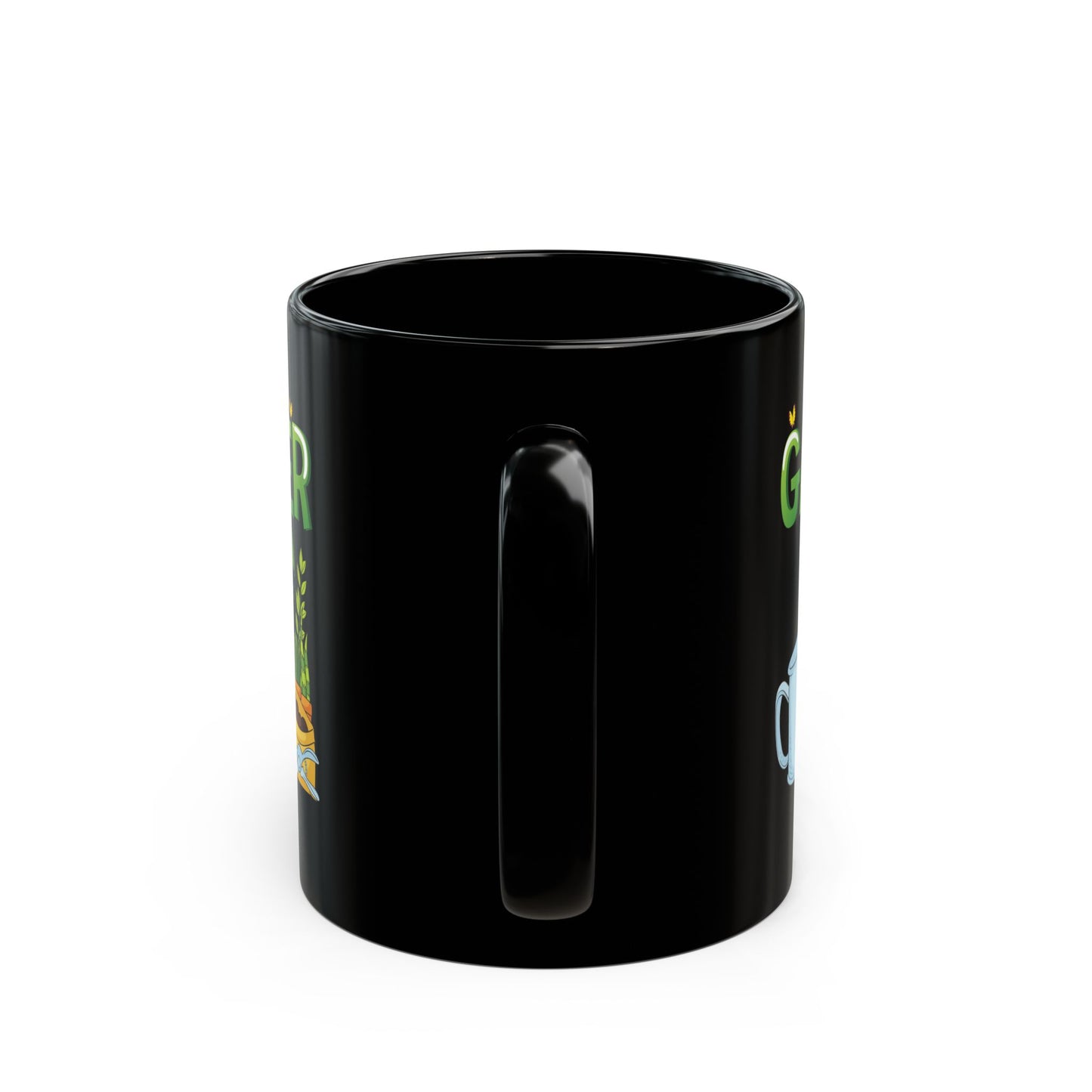 Give a Gift to a Gardening Champion – Gardener of the Year Mug Black Ceramic Coffee Cup