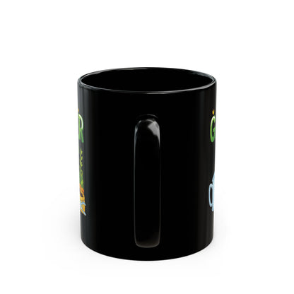 Give a Gift to a Gardening Champion – Gardener of the Year Mug Black Ceramic Coffee Cup