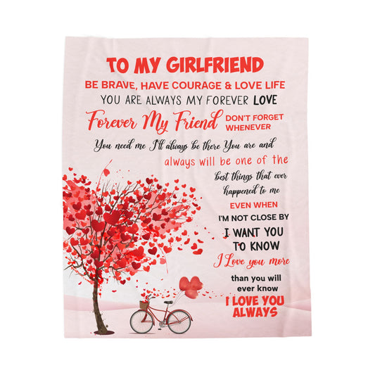 To My Girlfriend Blanket
