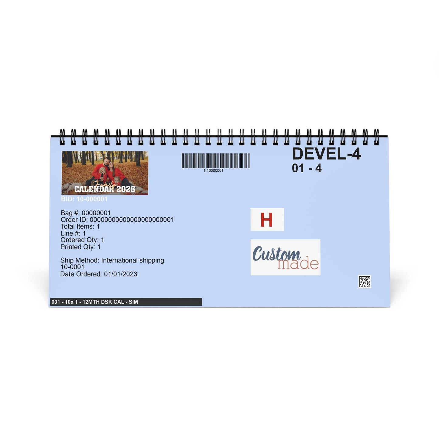 Desktop Calendar (2026 grid)