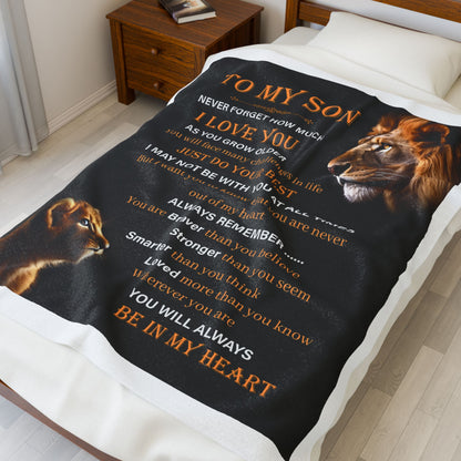 To My Son Blanket