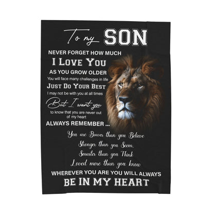 To My Son Blanket