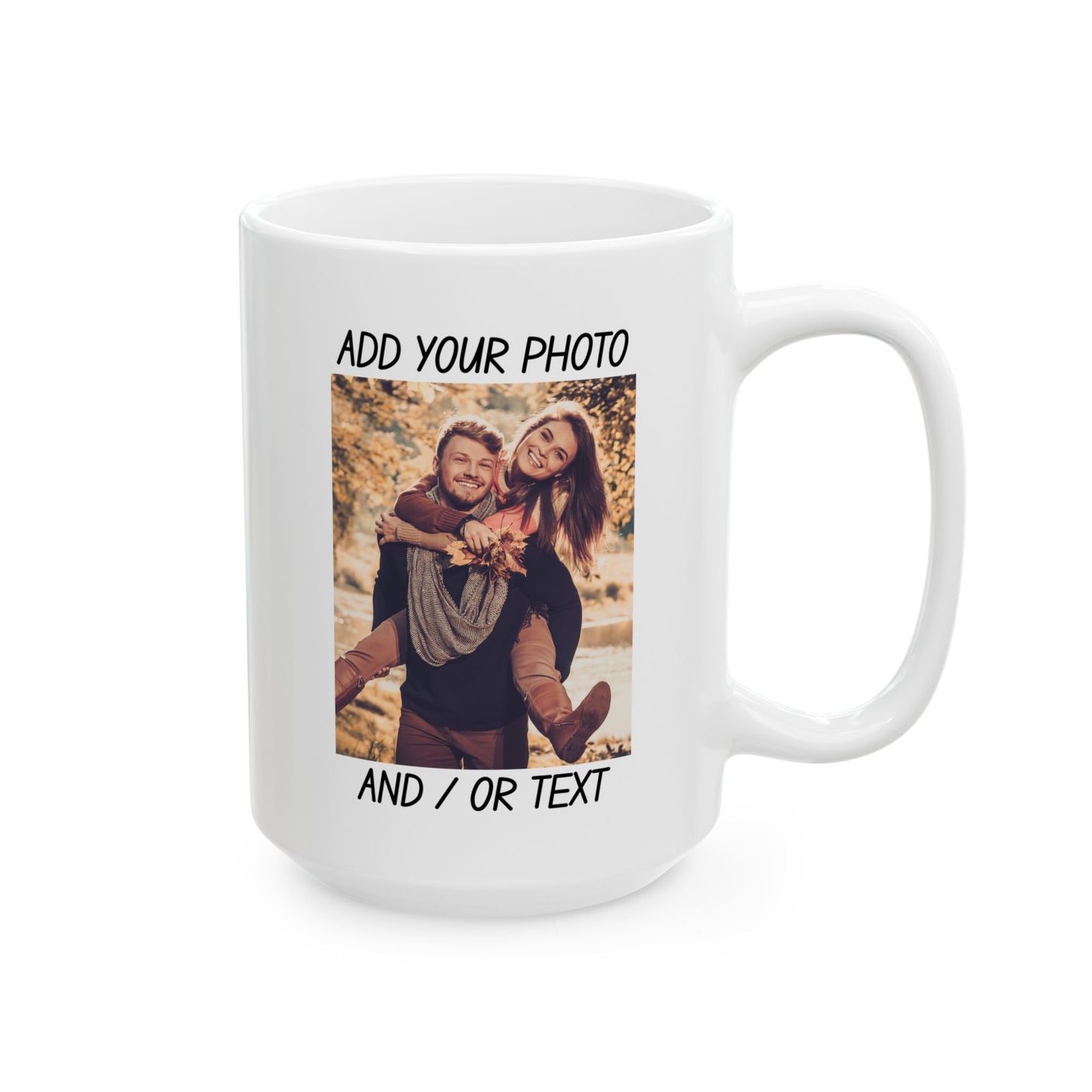 Fall Couple Mug – Cozy Autumn Love Gift for Him or Her Mug, (11oz, 15oz)