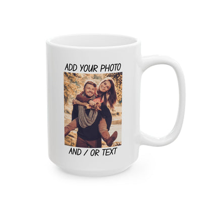 Fall Couple Mug – Cozy Autumn Love Gift for Him or Her Mug, (11oz, 15oz)