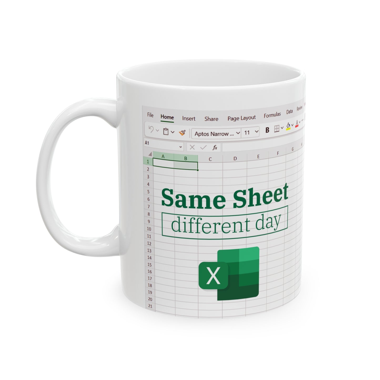 Living My Golden Years Mug – Silver Hair and a Golden Heart Gift for Women