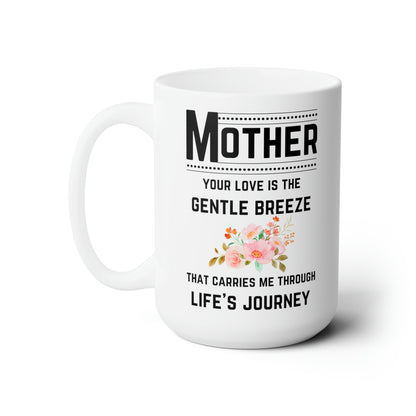 White Ceramic Mug – Meaningful Gift for Mom