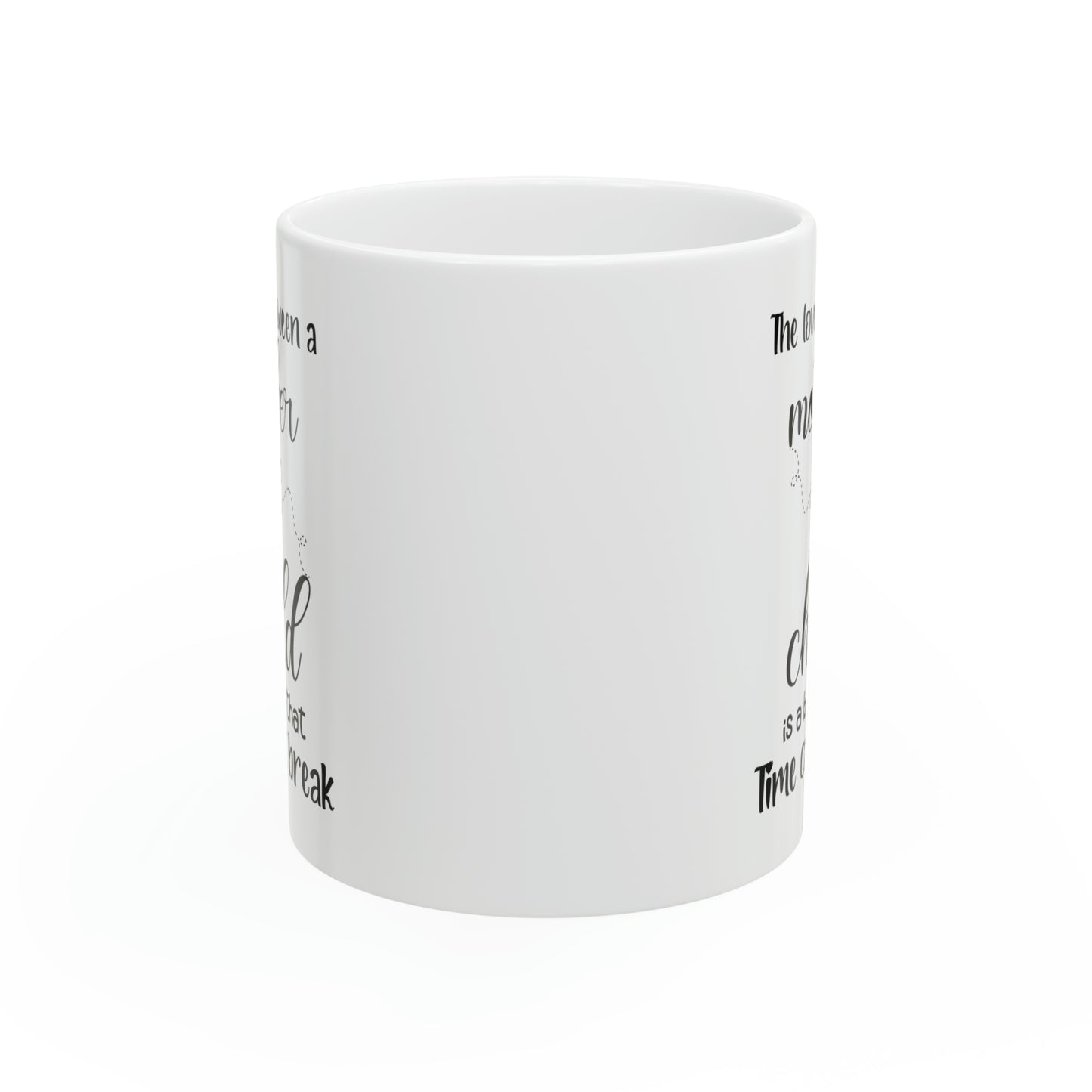 The love between 11oz white Mug