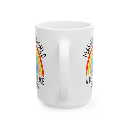making the world 1975 Ceramic Mug, (11oz, 15oz)