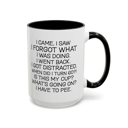 I Came I Saw coloring Coffee Mug (11, 15oz)