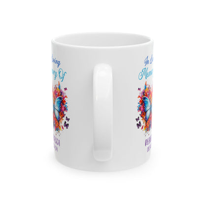 In Loving Memory Of Rebecca White Mug, (11oz, 15oz)