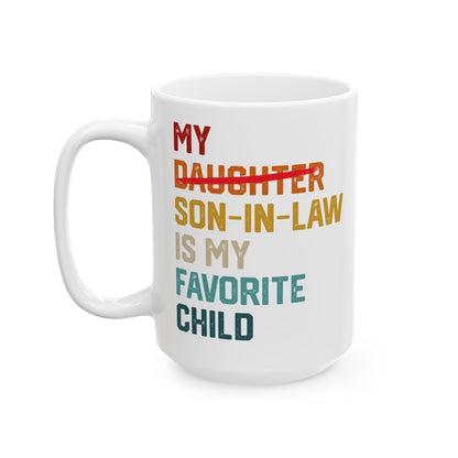 Son in law White Mug, (11oz, 15oz)