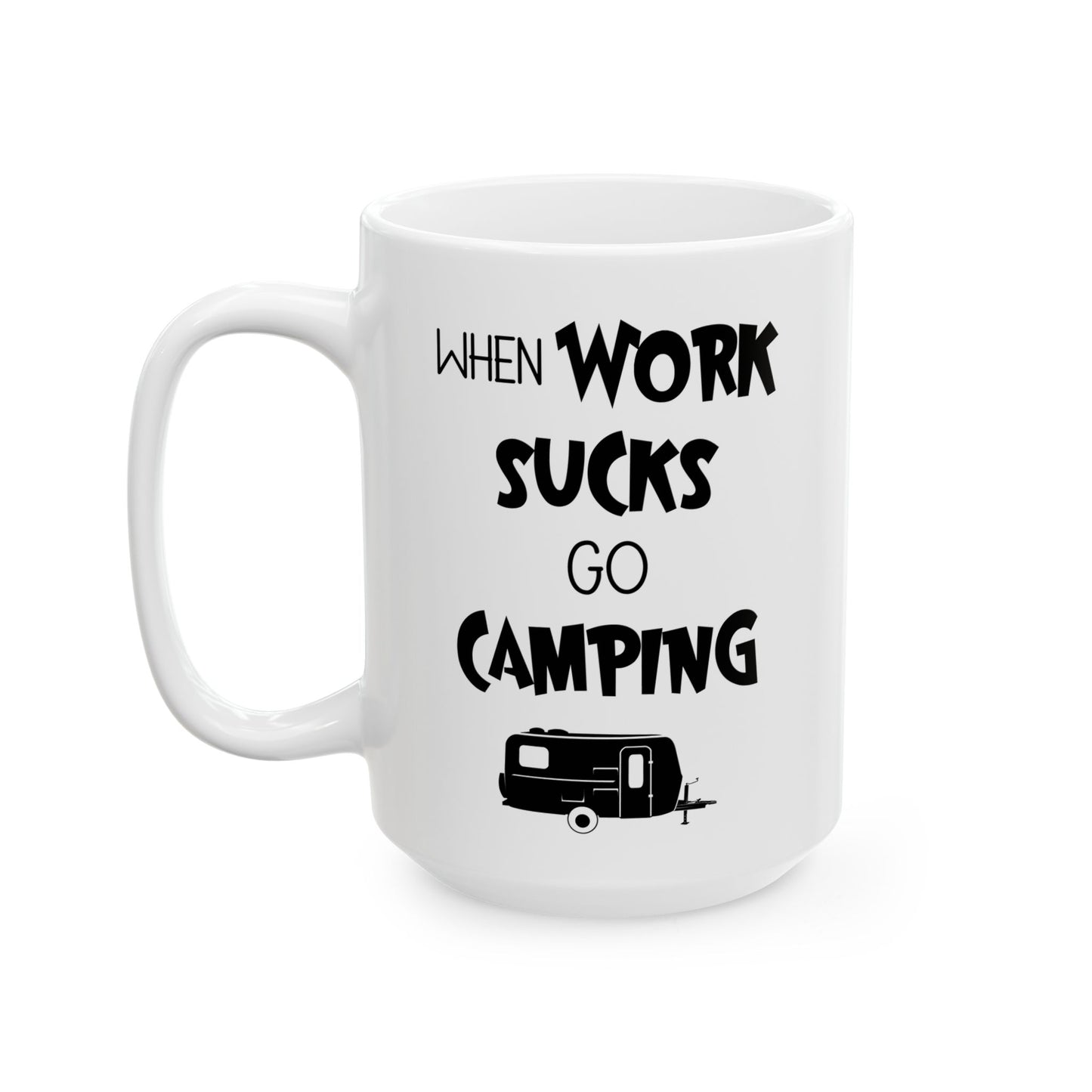 Camping Adventures Ceramic Mug, (11oz, 15oz)