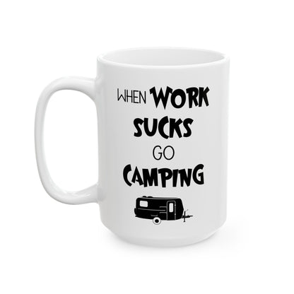 Camping Adventures Ceramic Mug, (11oz, 15oz)