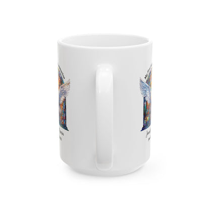 Black First Communion Mug – Personalized Gift for Girl