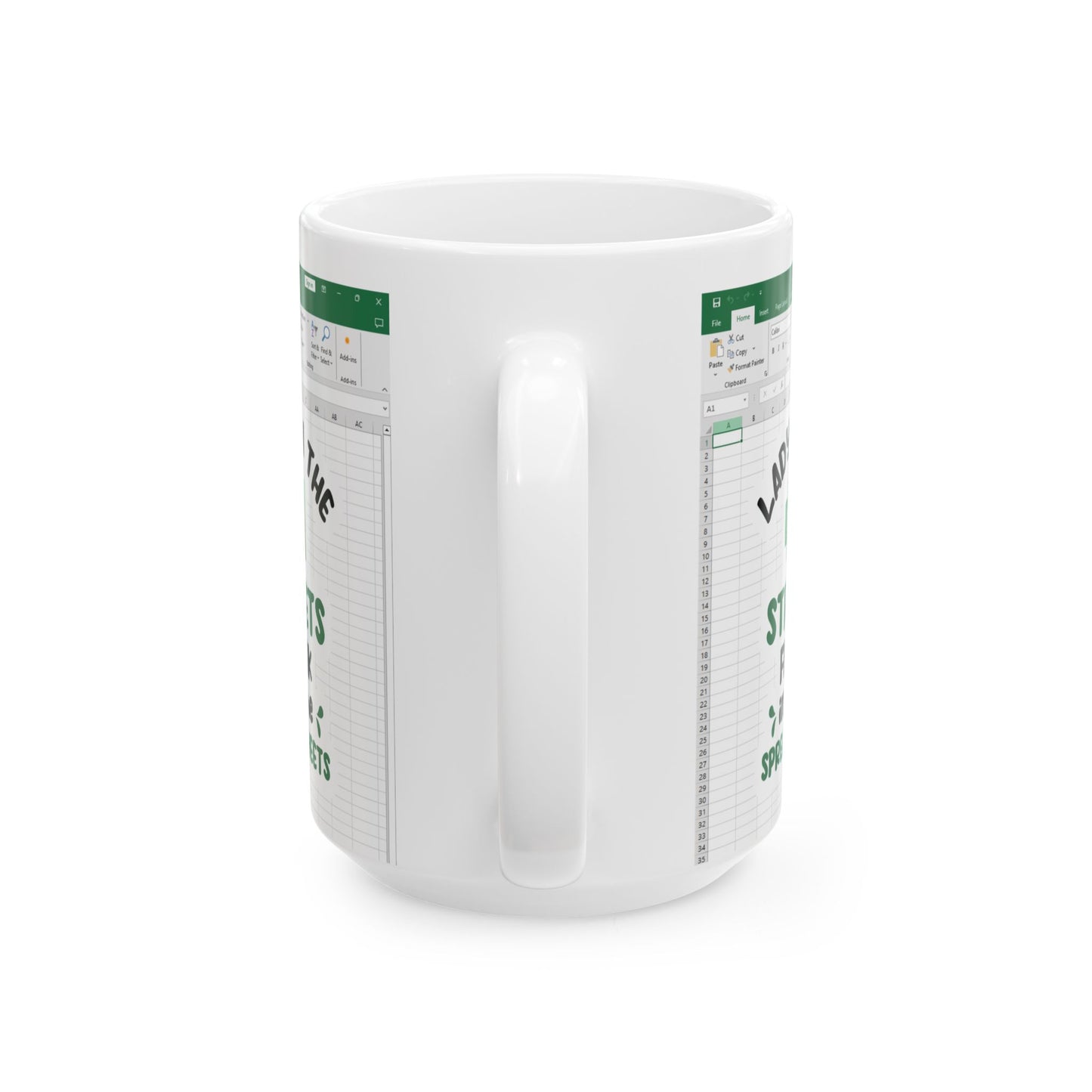 Lady in the Streets Ceramic Mug, (11oz, 15oz)