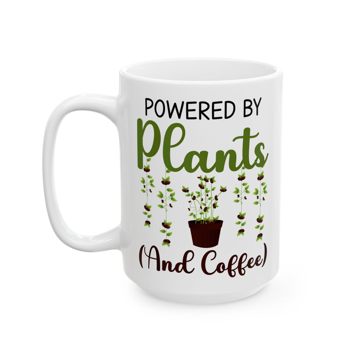 Funny White Coffee Cup for Gardeners & Plant Lovers – Cute Gift Idea for Coffee & Nature Fans