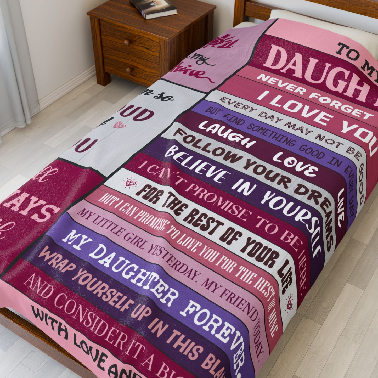To My Daughter Blanket