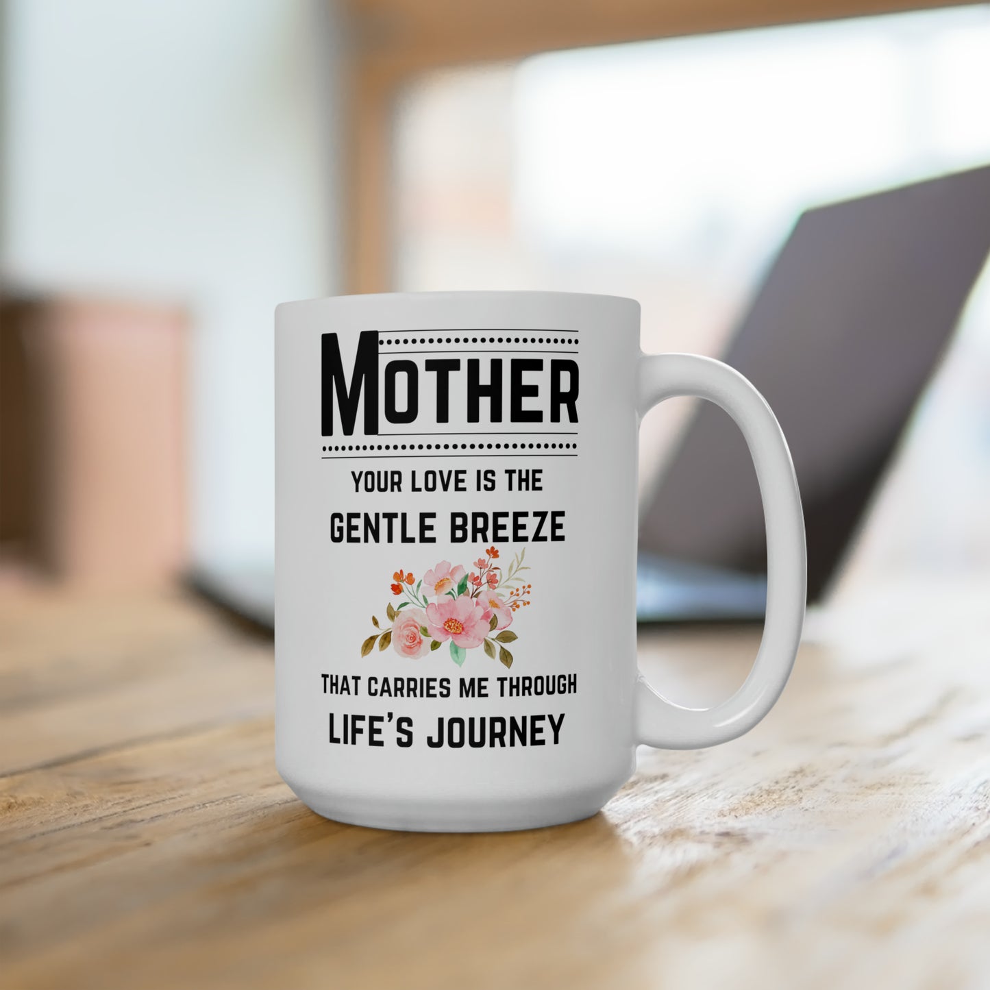 White Ceramic Mug – Meaningful Gift for Mom