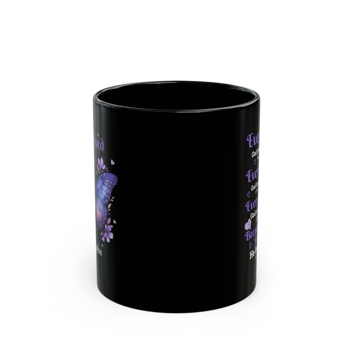 Every Day God thinks of you Black Mug (11oz, 15oz)