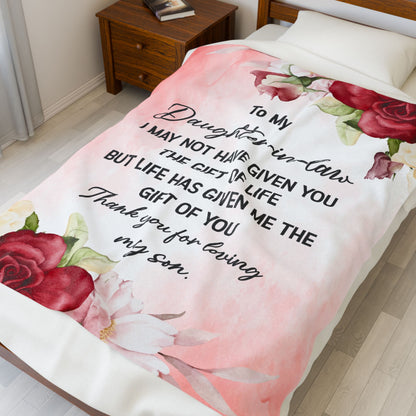 To My Daughter-in-law Blanket
