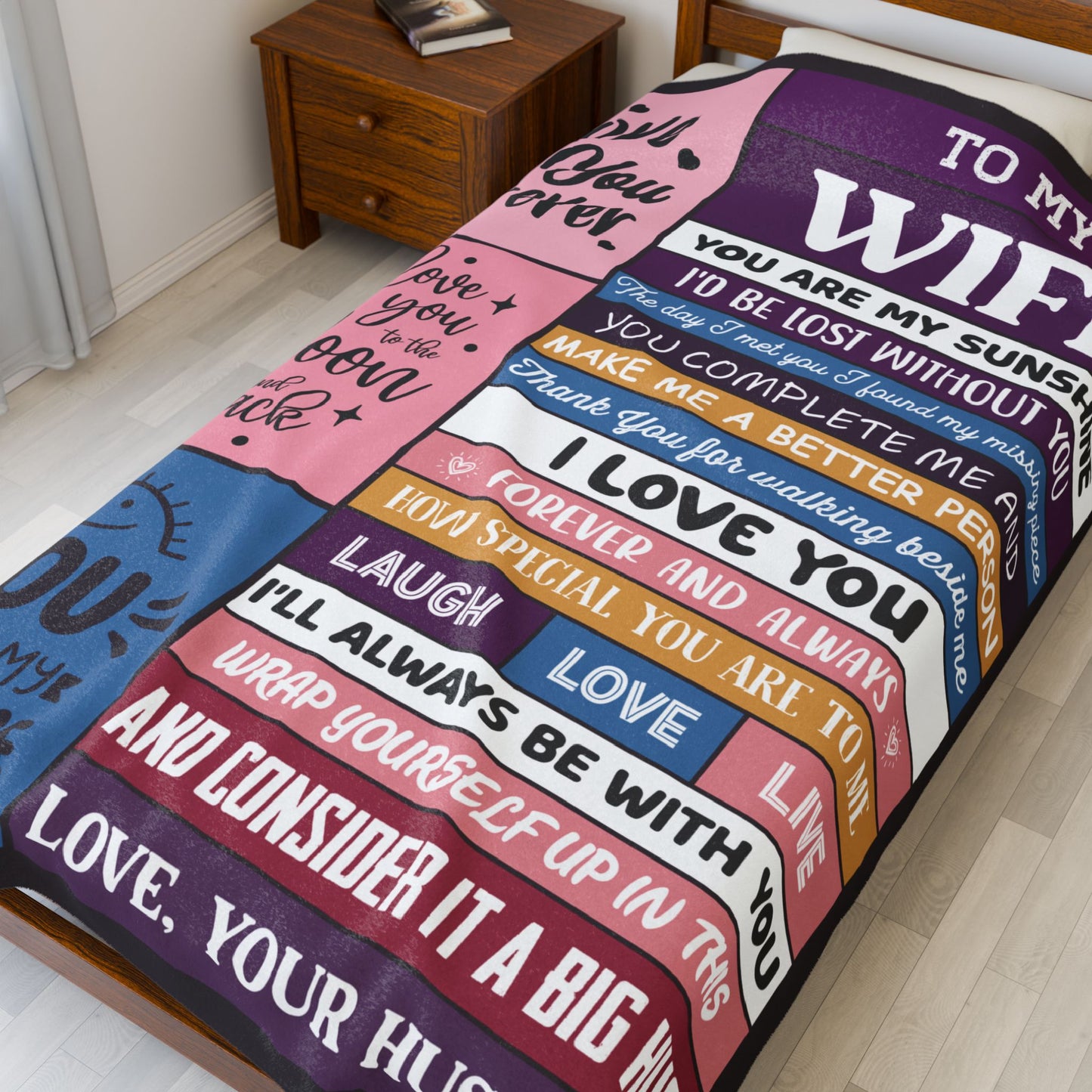 To My Wife Blanket