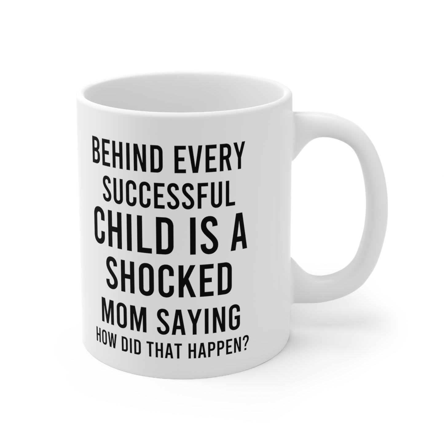 Behind every successful 11oz white mug