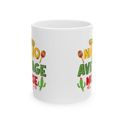 Nacho Average Nurse White Mug, (11oz, 15oz)