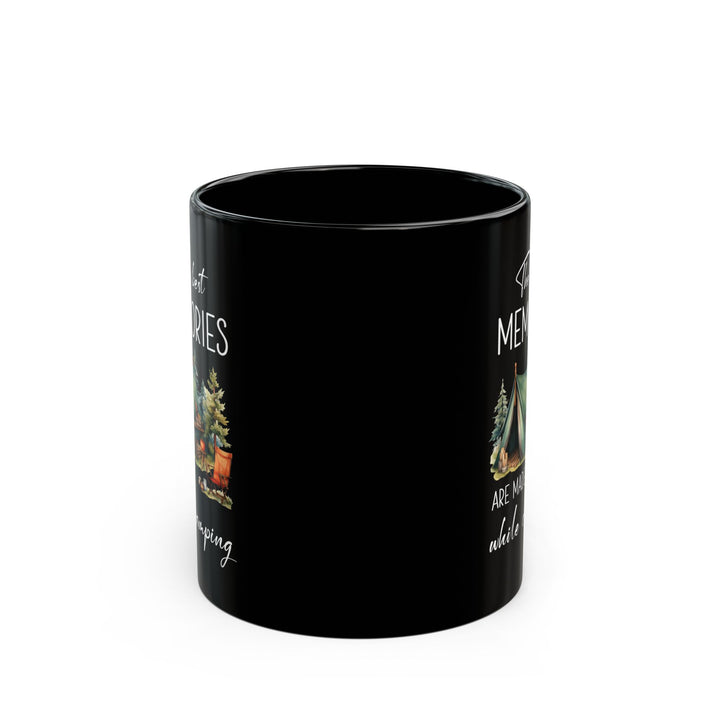Rustic Forest Camping Tent Ceramic Mug, (11oz, 15oz)