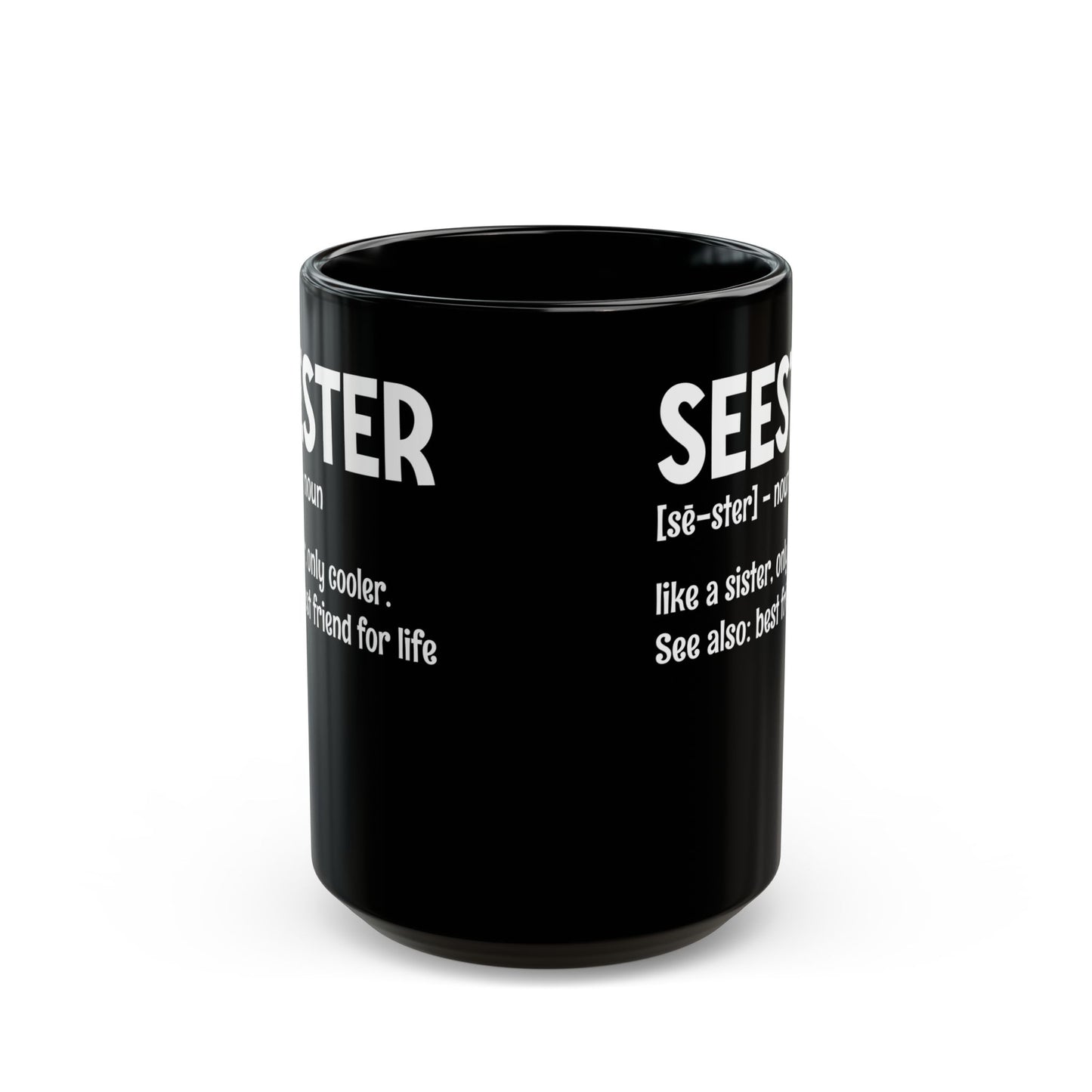 Seester Black Mug (11oz, 15oz)