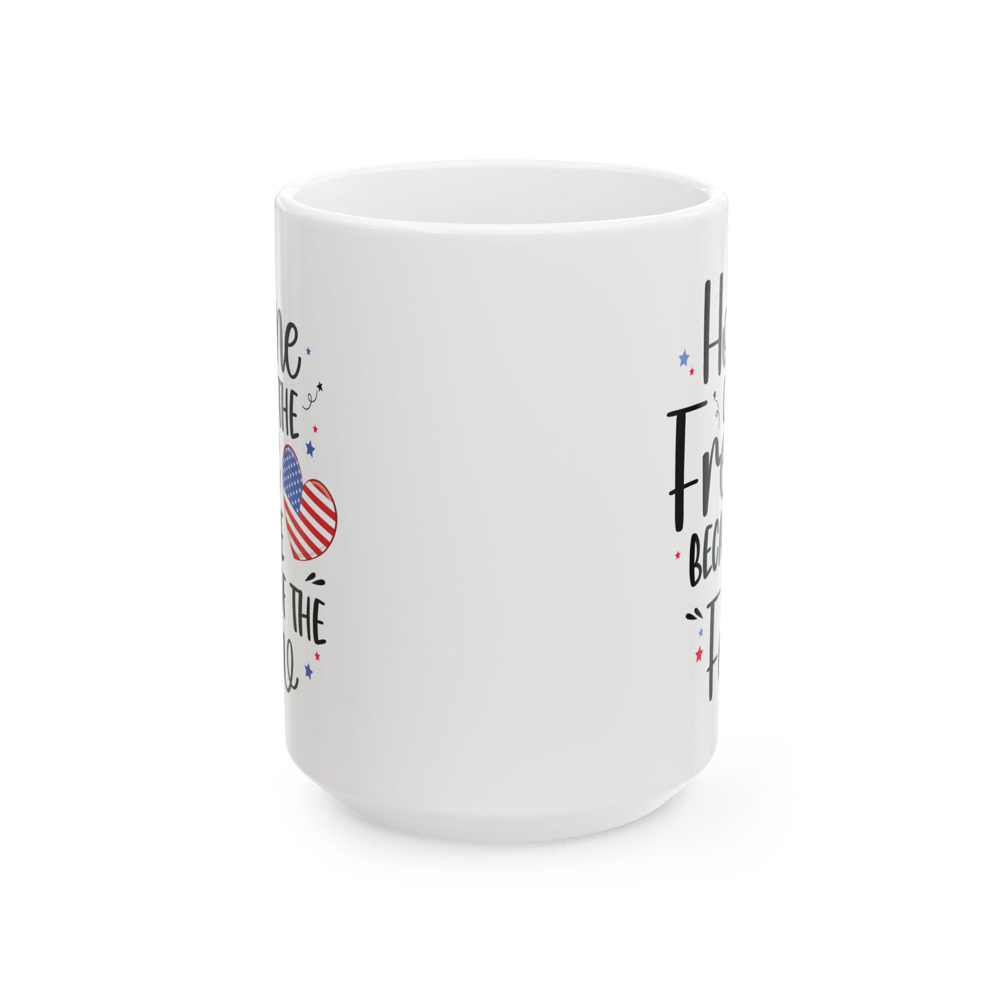 Fourth of July Mug – Support Our Troops American Pride Coffee Mug