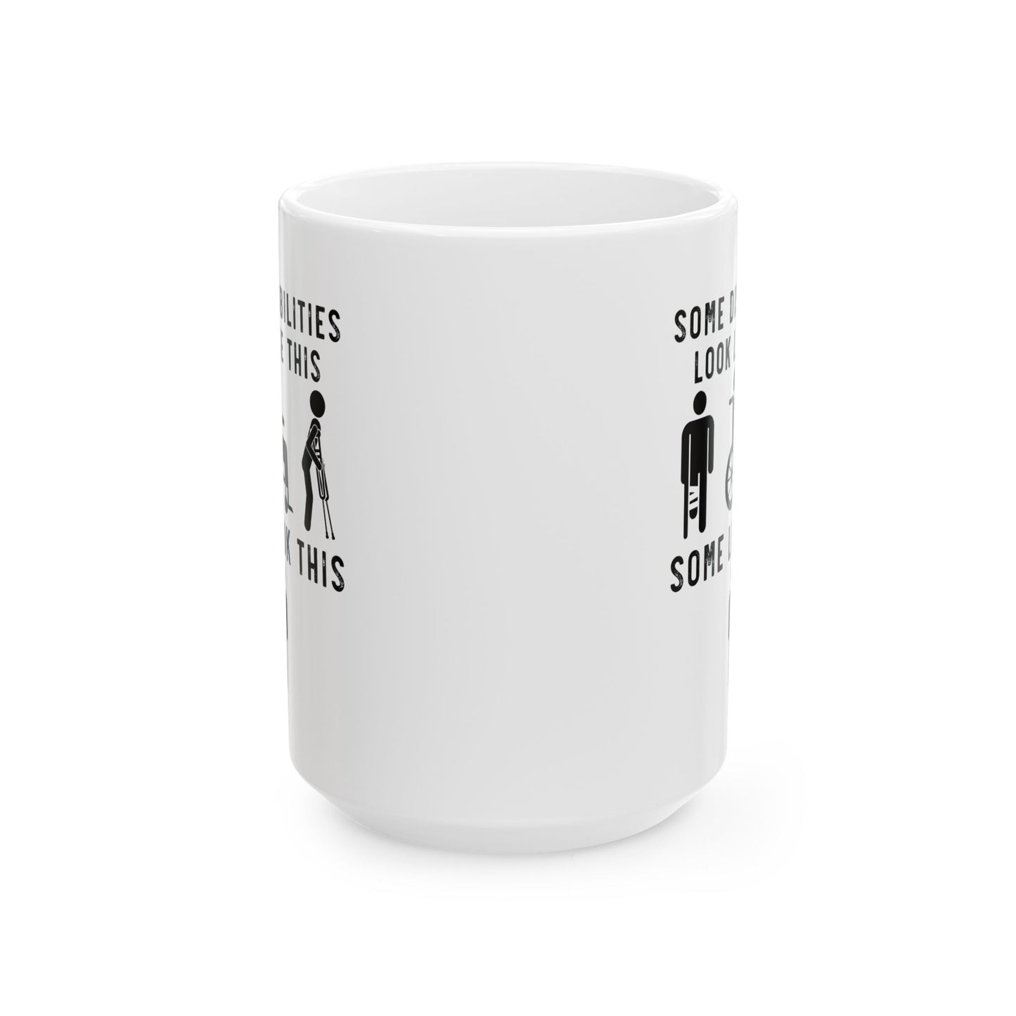 White Ceramic Inclusion Cup – Motivational Gift for Teachers, Advocates & Allies